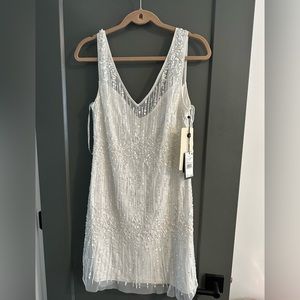 Beaded Mini Cocktail Dress - Size 14 - Adrianna Papell - *New with Tags*